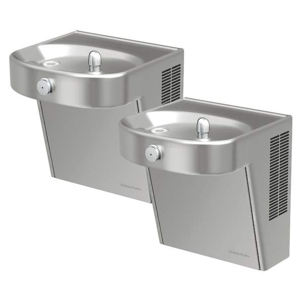 Halsey Taylor Cooler Wall Mount Bi-Level Ada Non-Filtered 8 Gph Stainless